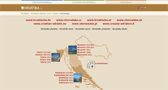 Desktop Screenshot of hrvatska.cz